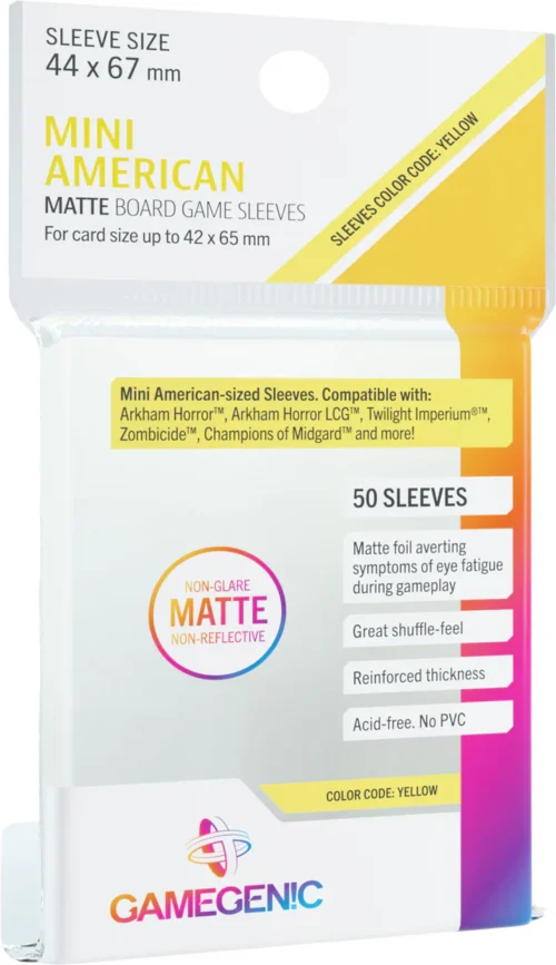 Gamegenic - Micas MATTE Sleeves: Mini American c/50