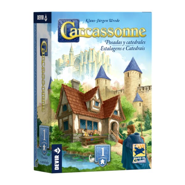 Carcassonne Expansión 1: Posadas y Catedrales (Tercera Edición) - ESPAÑOL