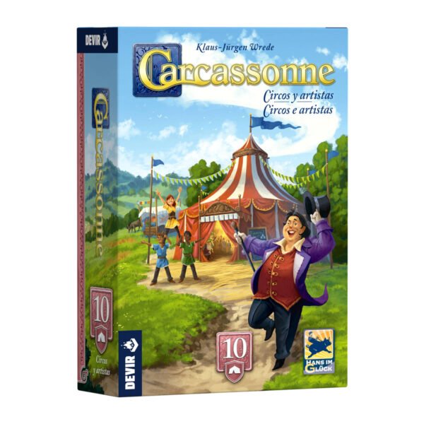 Carcassonne Expansión 10: Circos y Artistas (Tercera Edición) - ESPAÑOL