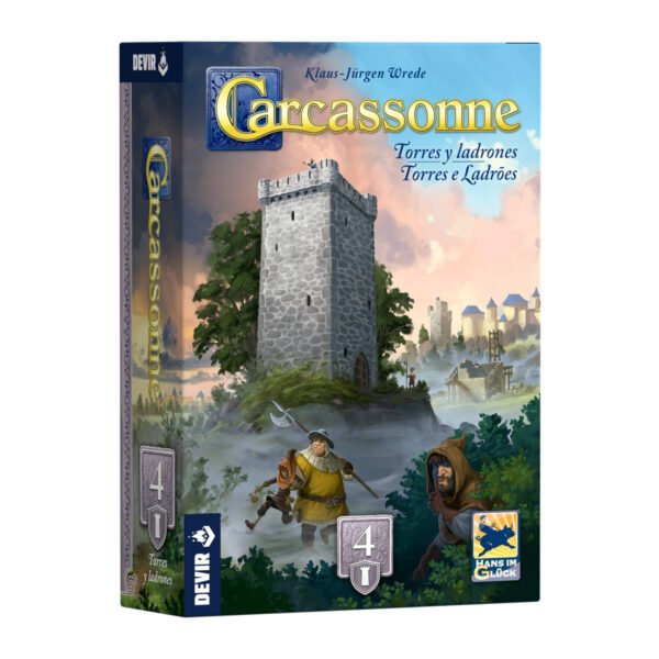 Carcassonne Expansión 4: Torres y Ladrones (Tercera Edición) - ESPAÑOL