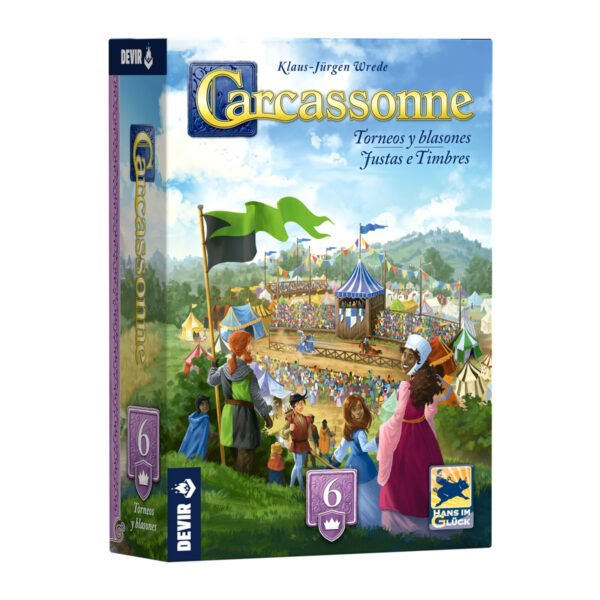 Carcassonne Expansión 6: Torneos y Blasones (Tercera Edición) - ESPAÑOL