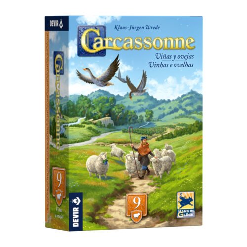 Carcassonne Expansión 9: Viñas y Ovejas (Tercera Edición) - ESPAÑOL